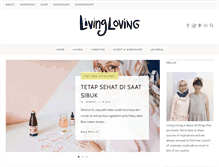 Tablet Screenshot of livingloving.net